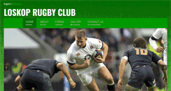 Desktop Screenshot of loskoprugbyklub.co.za
