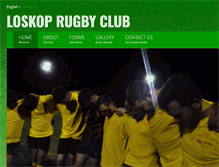 Tablet Screenshot of loskoprugbyklub.co.za